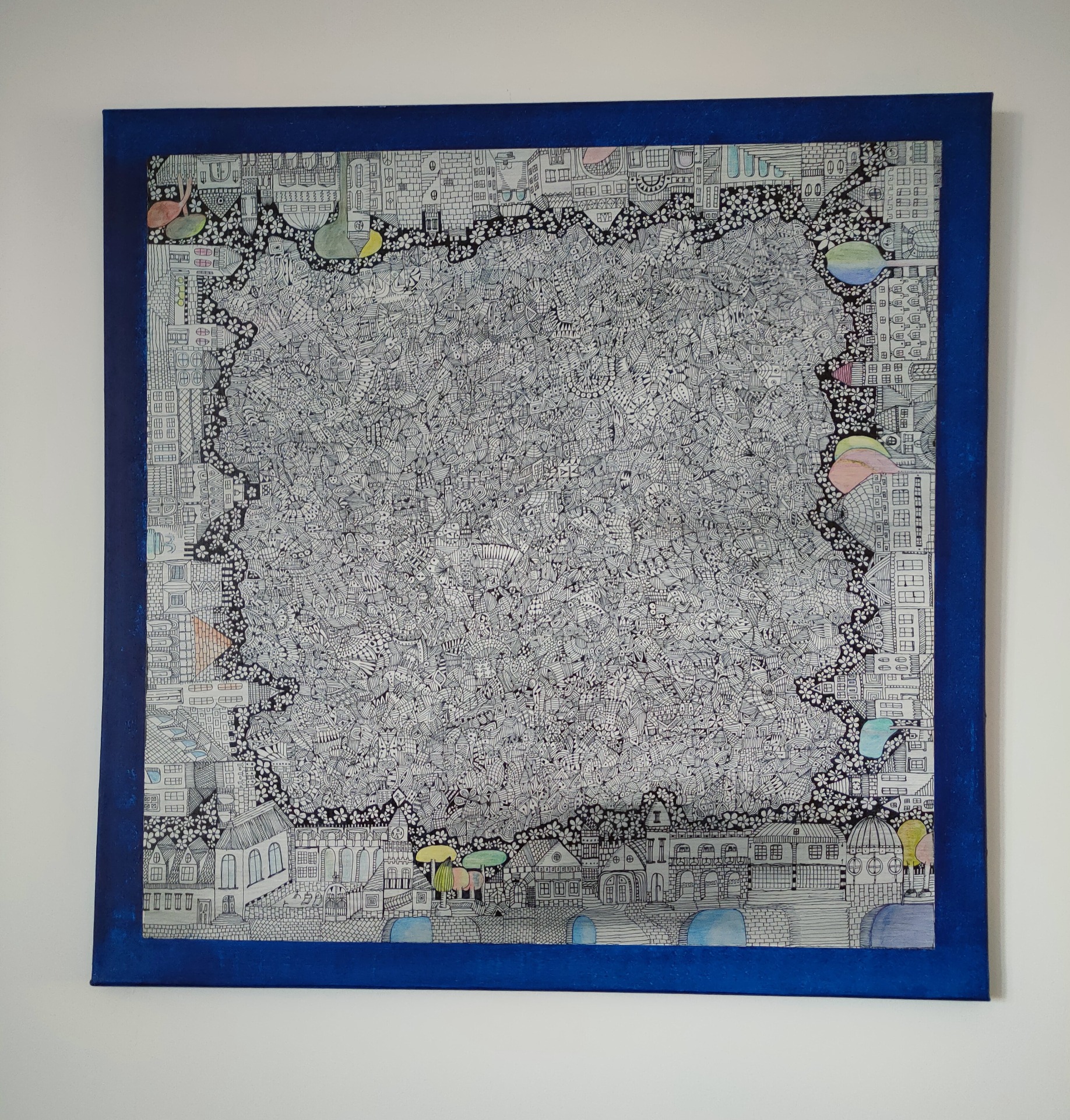 MAPA plátno 70x70 cm