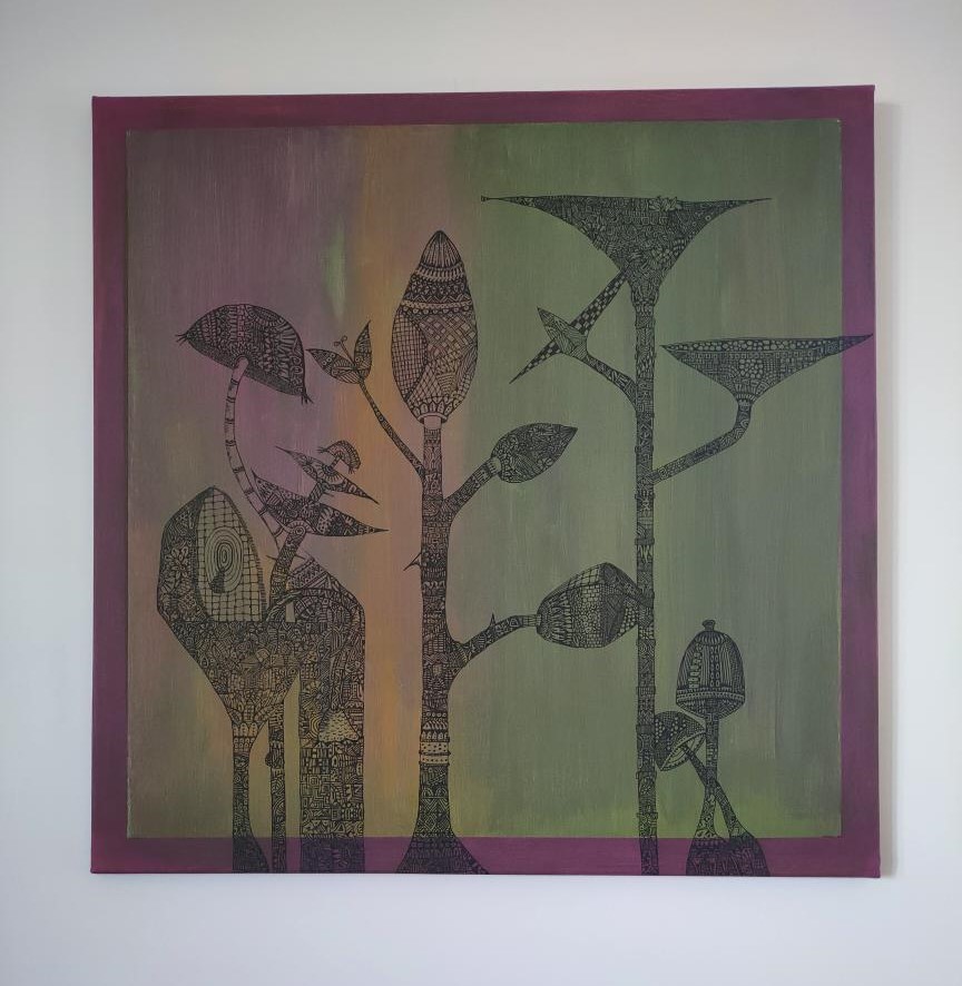 MASOŽRAVKY PODZIMNÍ plátno 70x70 cm