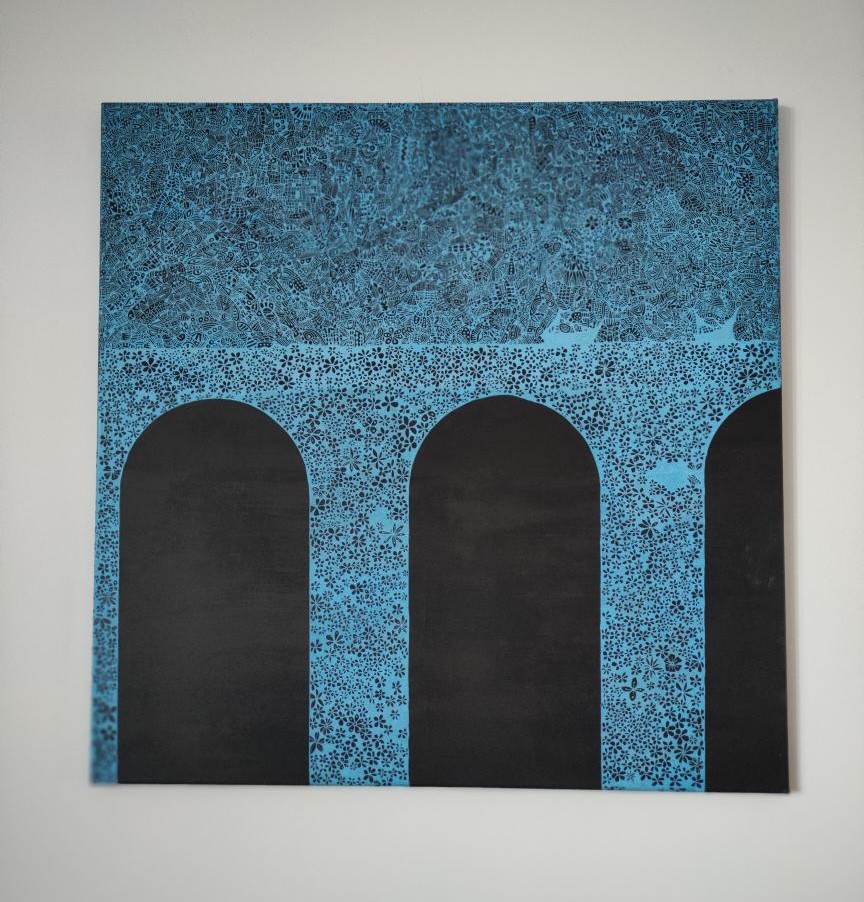 MOŘE plátno 70x70 cm